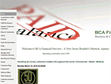 Tablet Screenshot of bcafinancialservices.com
